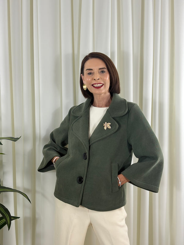 Dolly jacket in sage
