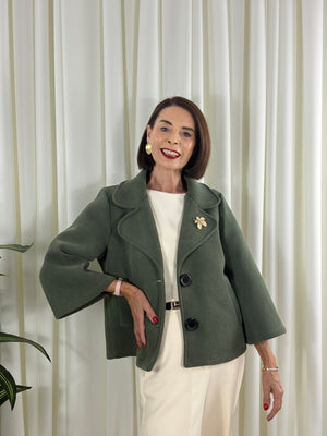 Dolly jacket in sage