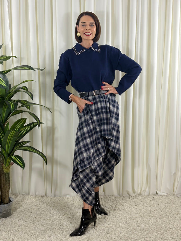 Brooklyn  Knitwear in Navy