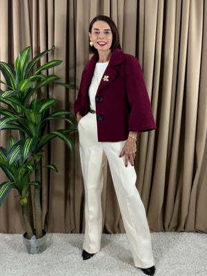 Dolly jacket in mulberry