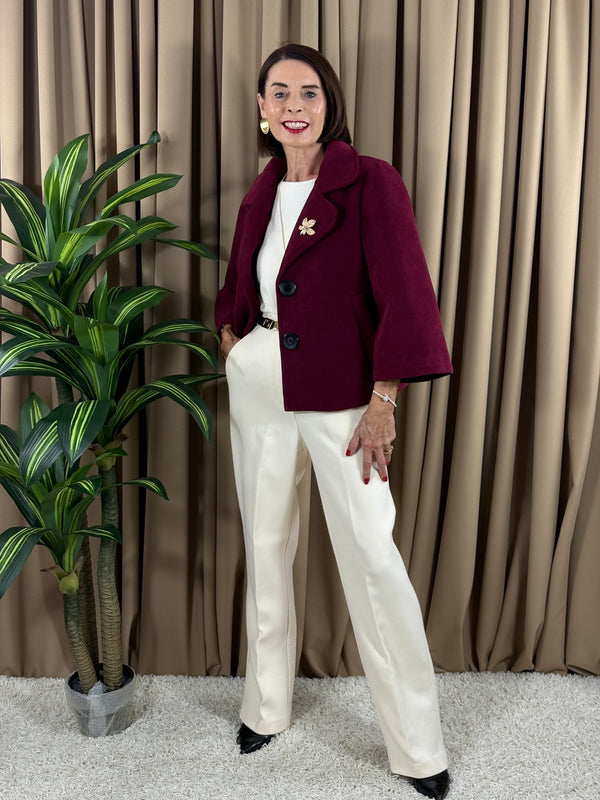 Dolly jacket in mulberry