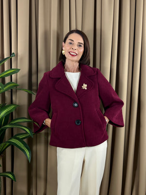 Dolly jacket in mulberry