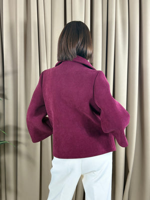Dolly jacket in mulberry