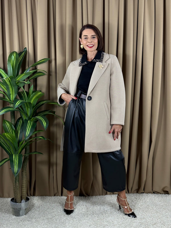 Dolly Three quarter jacket in beige
