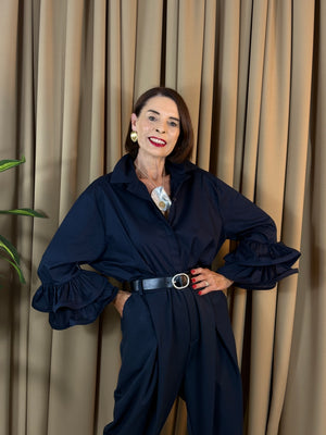 Francisca shirt in navy