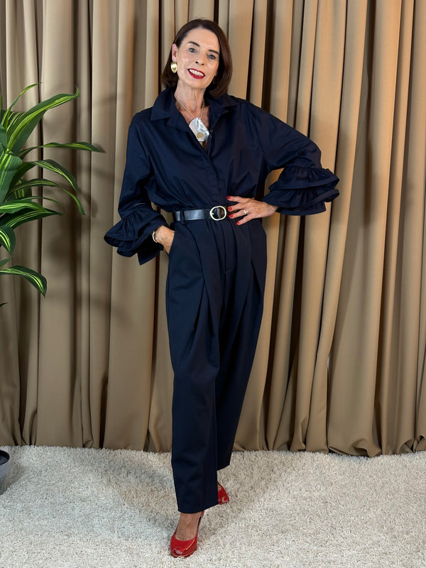 Francisca shirt in navy