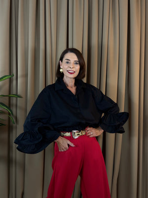 Francisca shirt in black