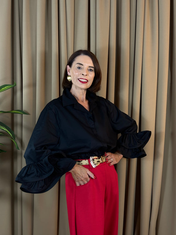 Francisca shirt in black