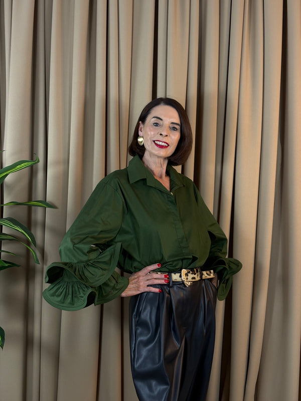 Francisca shirt in sage