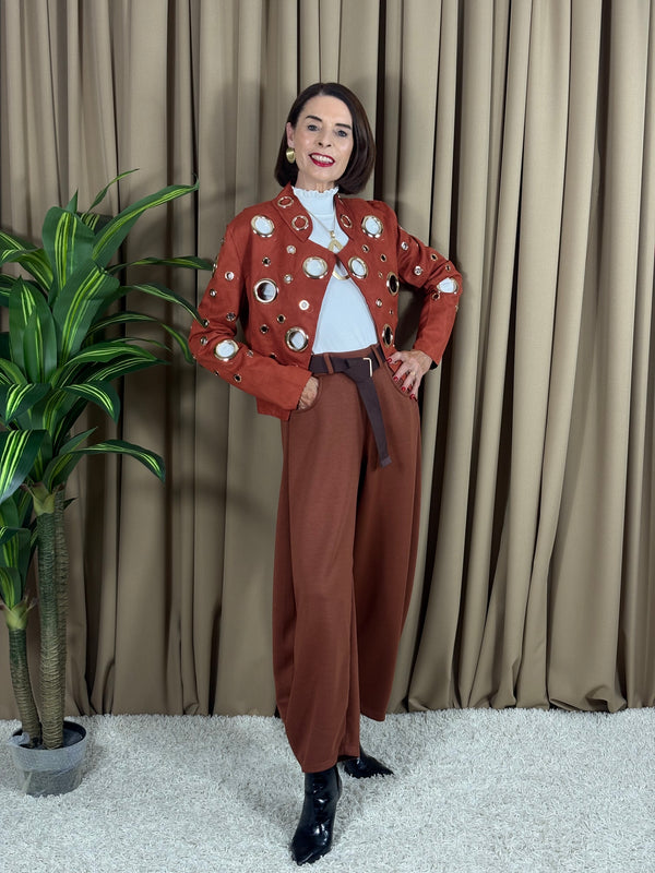 Paloma trousers in rust
