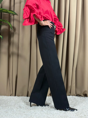 Raya tailored trousers in black