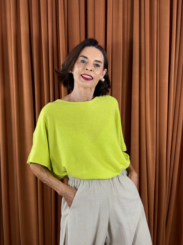 Saliyan knitwear in lime
