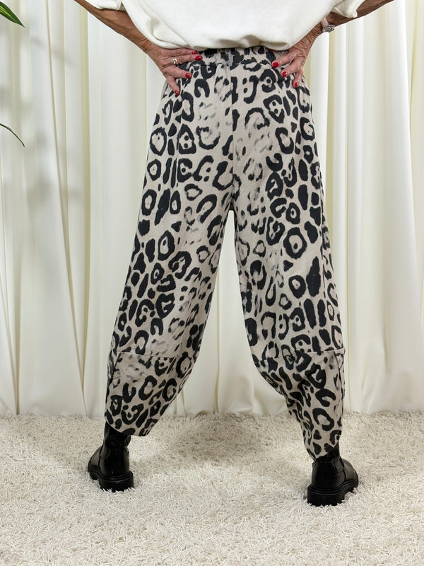 Borgen Trousers in Cheetah print