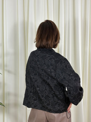 Harleem embroidered Jacket in Black