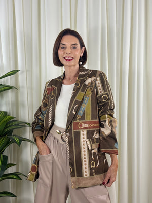 Kensington blazer in chocolate