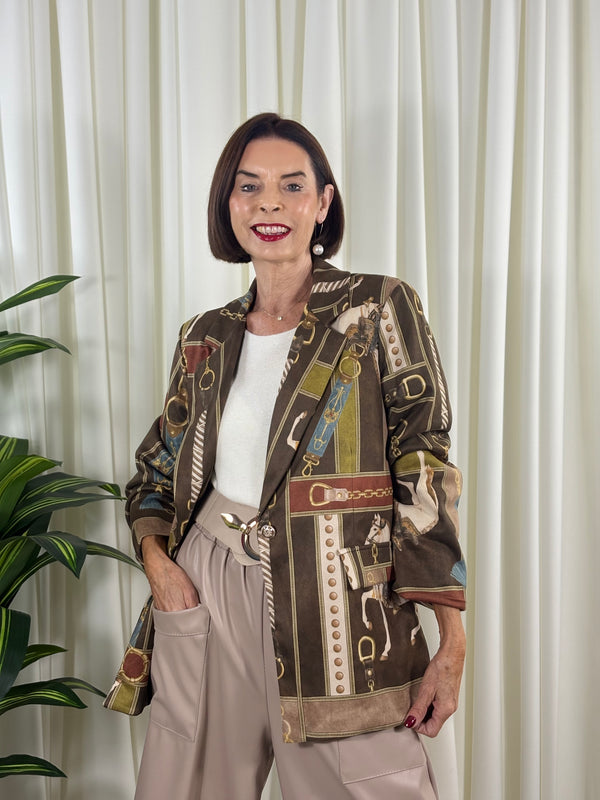 Kensington blazer in chocolate