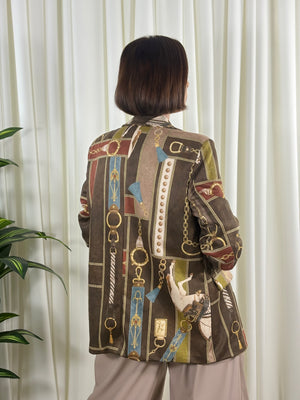 Kensington blazer in chocolate