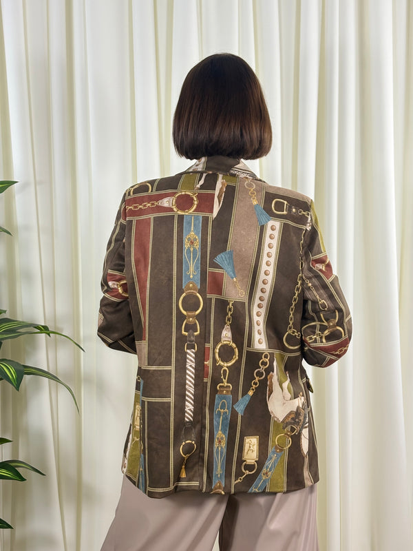 Kensington blazer in chocolate