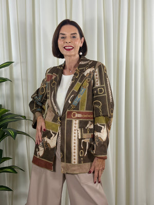 Kensington blazer in chocolate