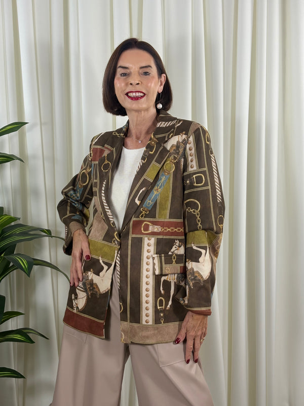 Kensington blazer in chocolate