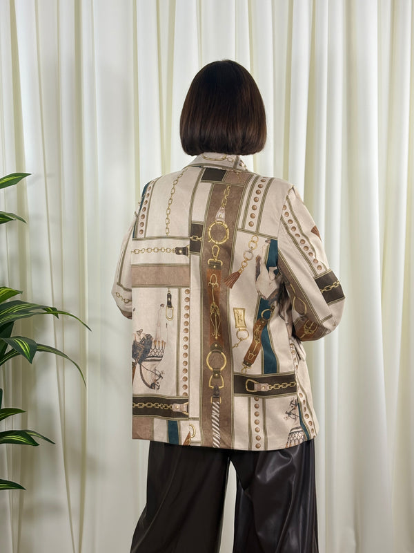 Kensington blazer in beige