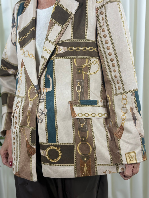 Kensington blazer in beige