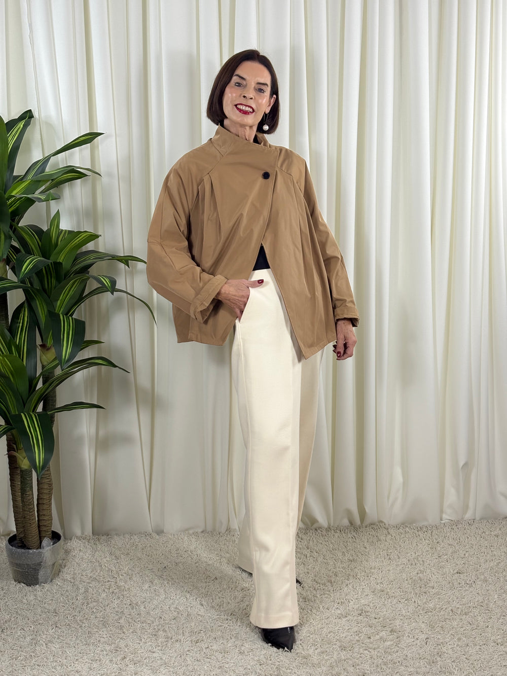 Pasty mac jacket in camel