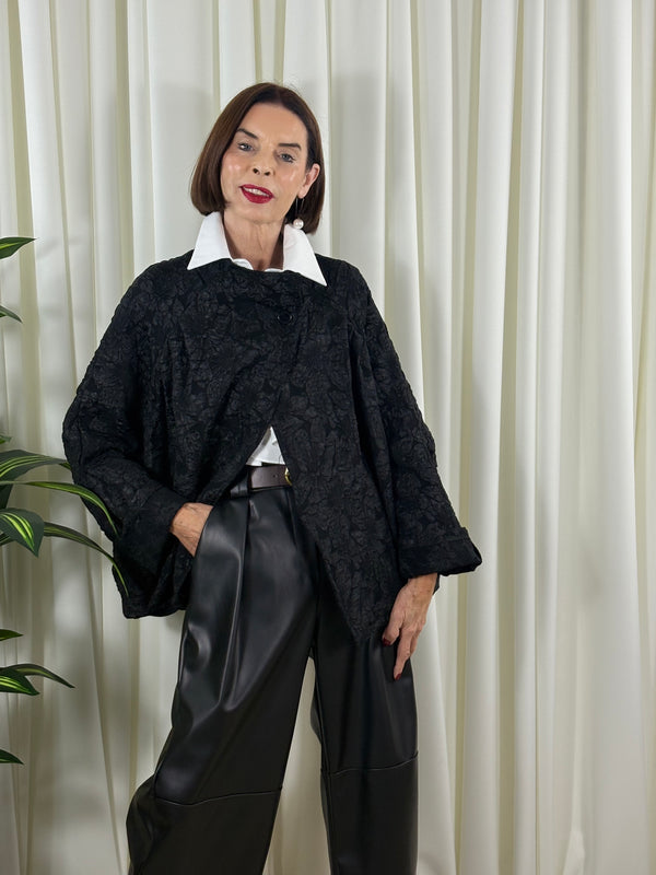 Whisper jacket in black
