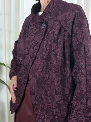 Whisper jacket in mulberry