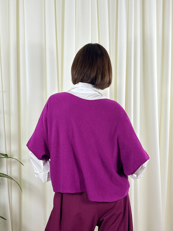 Saliyan knitwear in magenta