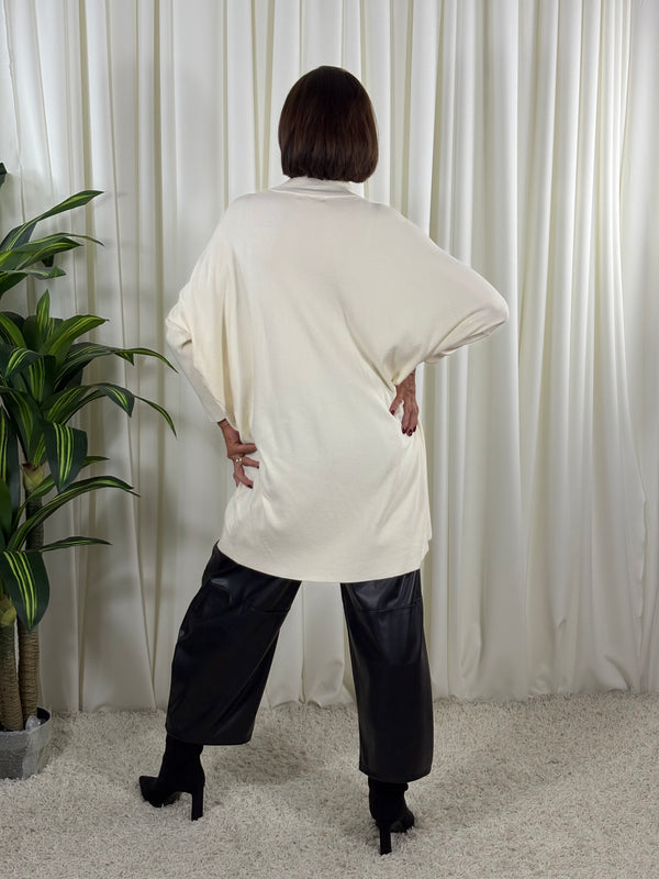 Venice embellished knitwear in cream