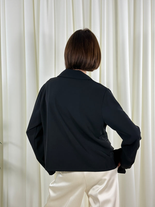 Serene watrfall jacket in black - Pre Order Arrival date 2nd October