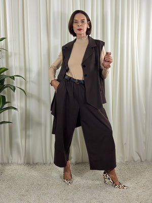 isadora trousers in chocolate