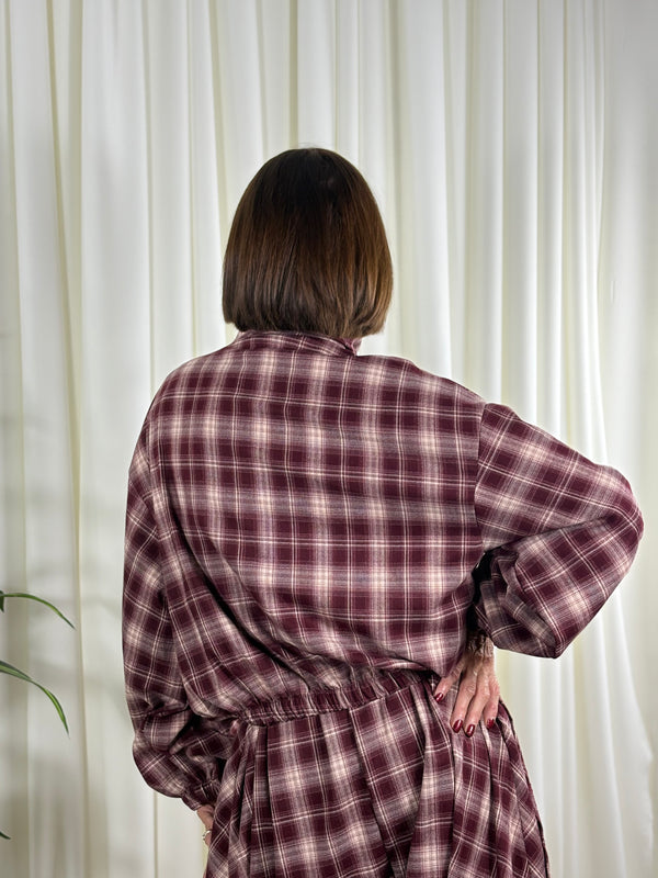 Alexandra jacket in cranberry