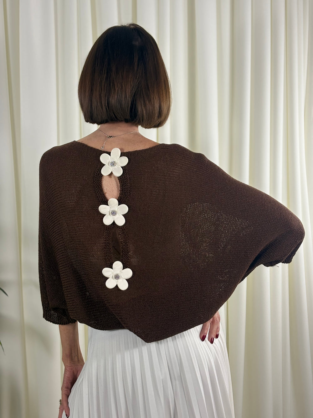 Rachel knitwear in chocolate