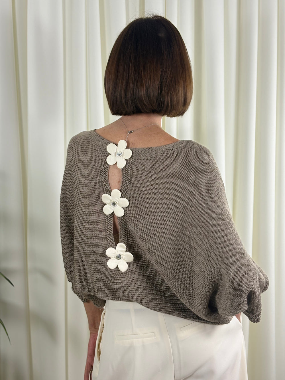 Rachel knitwear in mocha