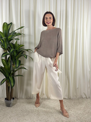 Rachel knitwear in mocha