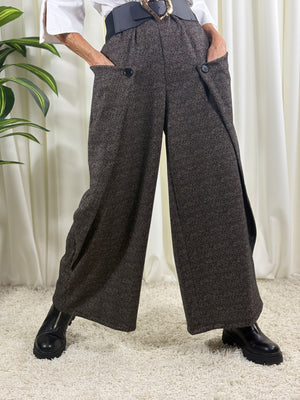 Simone Trousers in dusty brown