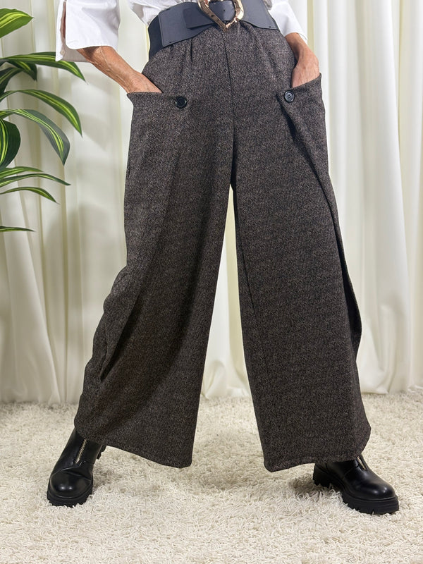 Simone Trousers in dusty brown