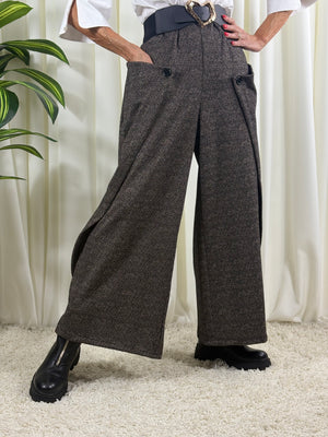 Simone Trousers in dusty brown