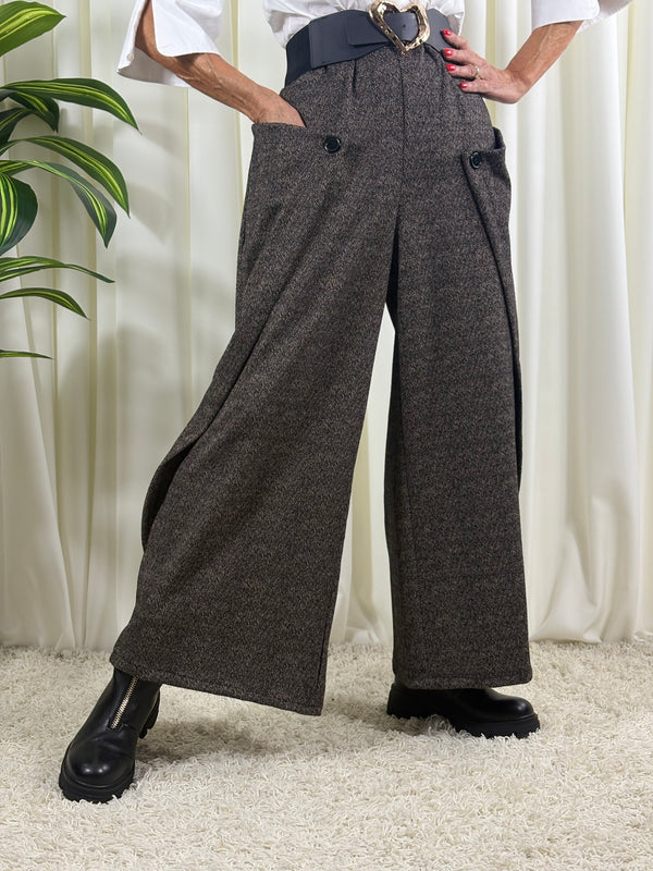 Simone Trousers in dusty brown