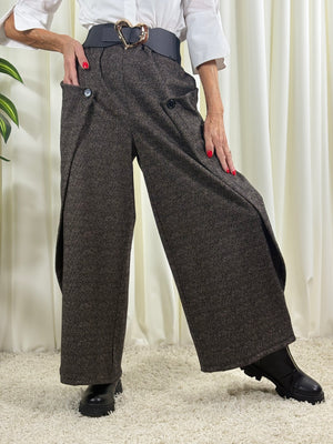 Simone Trousers in dusty brown