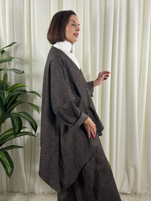 Simone Top in dusty brown