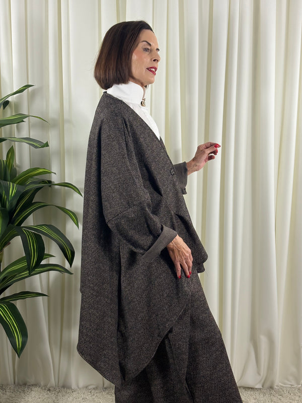 Simone Top in dusty brown
