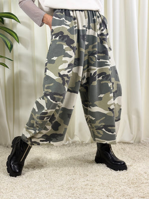 CORSE Barrel Trouser IN camouflage