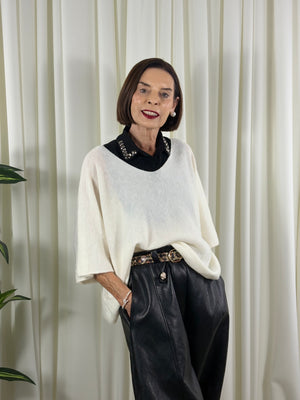 puloma knitwear in cream