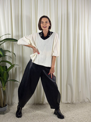 puloma knitwear in cream