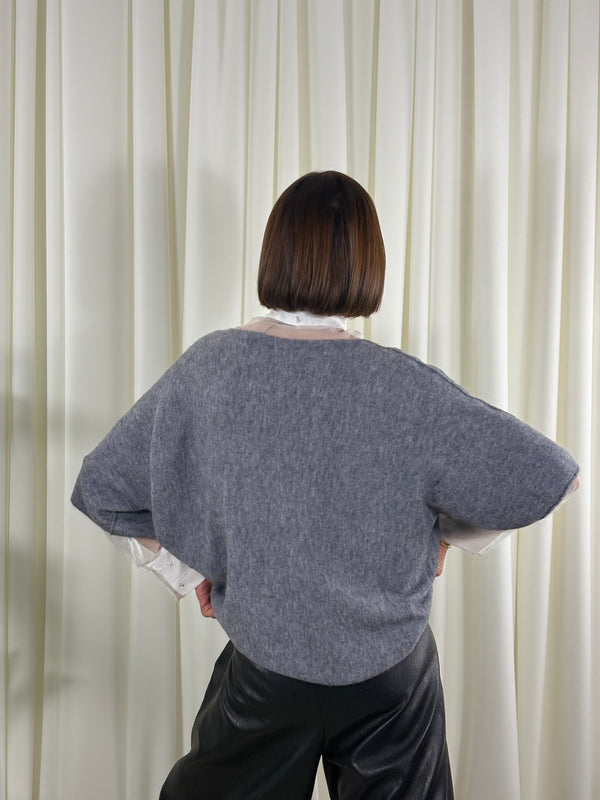 puloma knitwear in grey