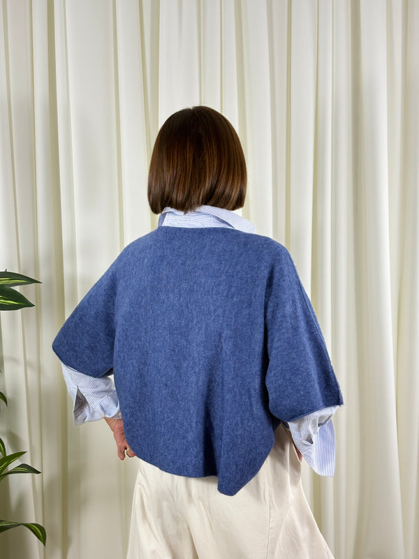 puloma knitwear in denim blue