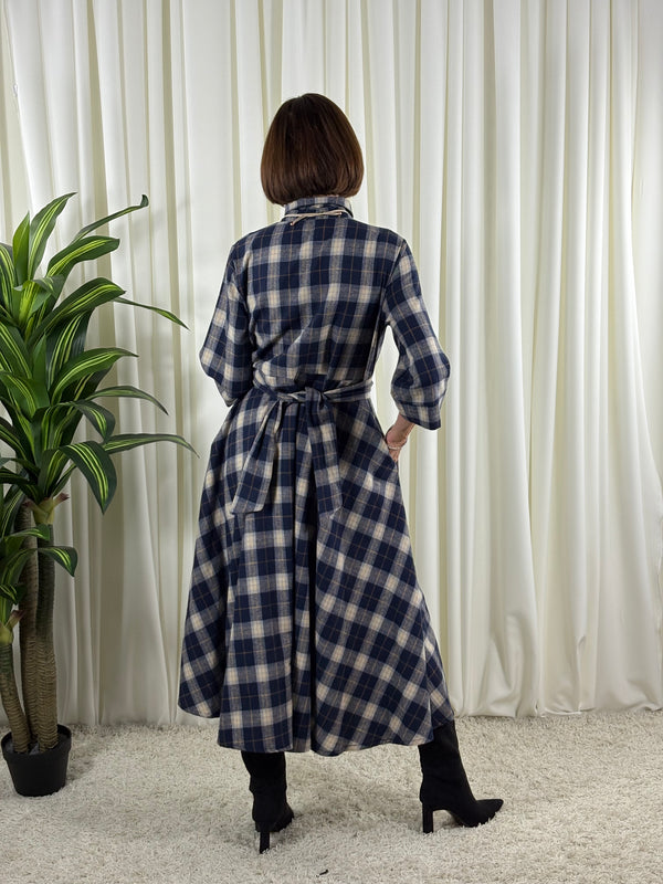 Alexandra dress in navy